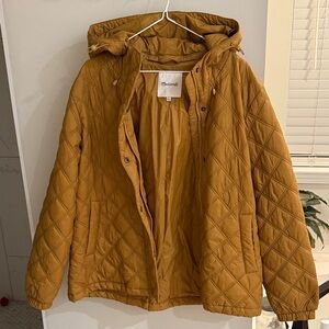 Madewell Golden Quilted Hooded Jacket